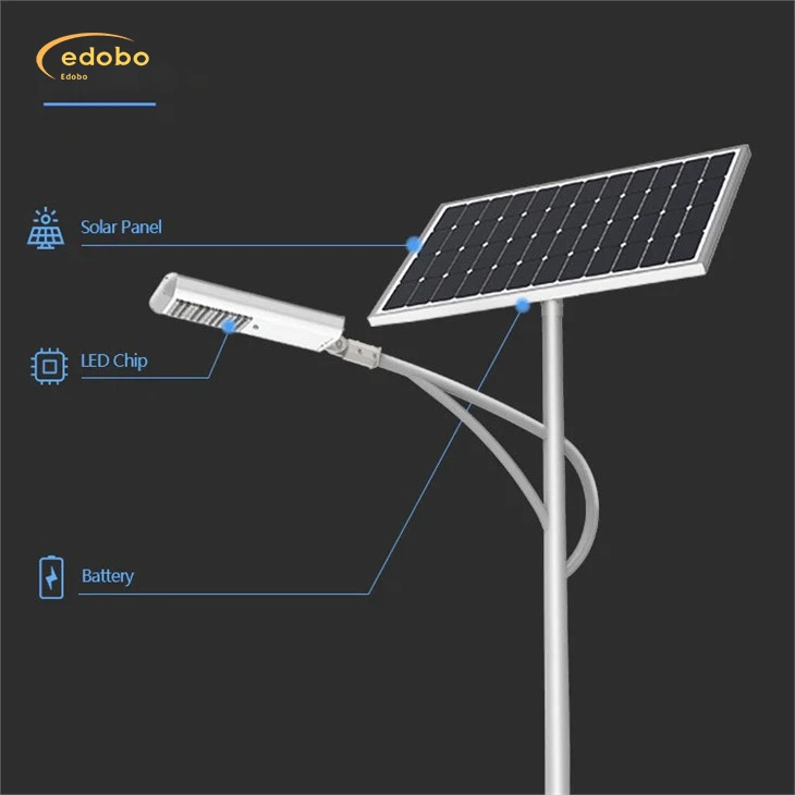 Dawl tat-Triq LED Bil-Batterija tal-Lithium Solar Street Light