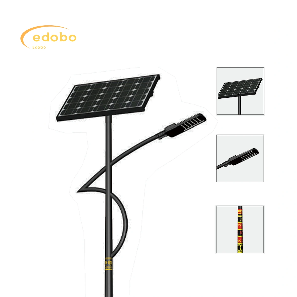 Split solar street light Split solar street light