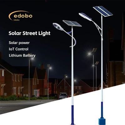Edobo Solar Powered Street Lighting Bil-batterija tal-litju