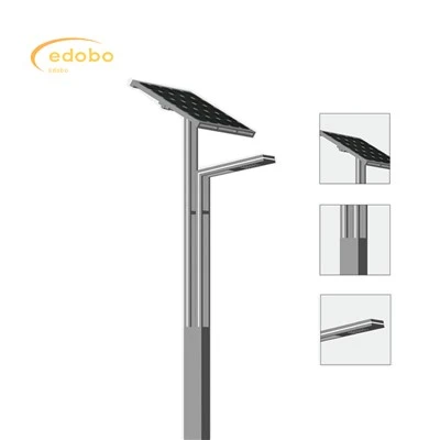 Led Light 80w/120w Solar Street Lamp B'batterija tal-litju