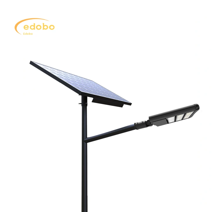 Lampa Solari Dawl tat-Triq li jaħdem bix-xemx bil-Panew Iswed tal-batterija tal-litju